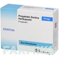 ПРЕГАБАЛИН (PREGABALIN) 75 мг капсулы 56 шт - Прегабалин ZENTIVA