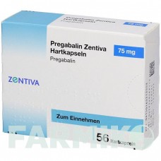 ПРЕГАБАЛИН (PREGABALIN) 75 мг капсулы 56 шт - Прегабалин ZENTIVA