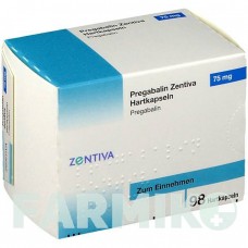 ПРЕГАБАЛИН (PREGABALIN) 75 мг капсулы 98 шт - Прегабалин ZENTIVA