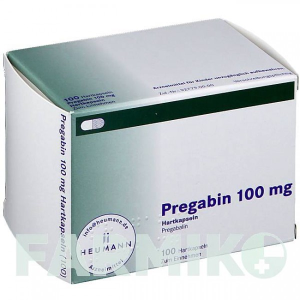 ПРЕГАБИН (PREGABIN) 100 мг капсулы 21 шт - Прегабалин HEUMANN PHARMA
