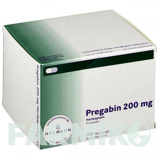 ПРЕГАБІН (PREGABIN) 200 мг капсули 100 шт - Прегабалін HEUMANN PHARMA