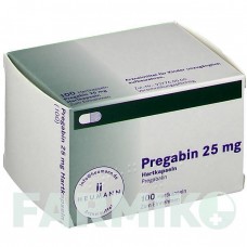 ПРЕГАБИН (PREGABIN) 25 мг капсулы 56 шт - Прегабалин HEUMANN PHARMA