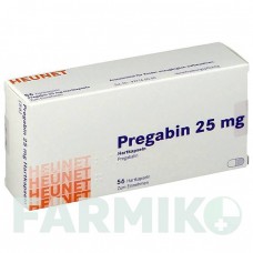 ПРЕГАБІН (PREGABIN) 25 мг капсули 56 шт - Прегабалін HEUNET PHARMA
