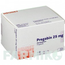 ПРЕГАБІН (PREGABIN) 25 мг капсули 100 шт - Прегабалін HEUNET PHARMA