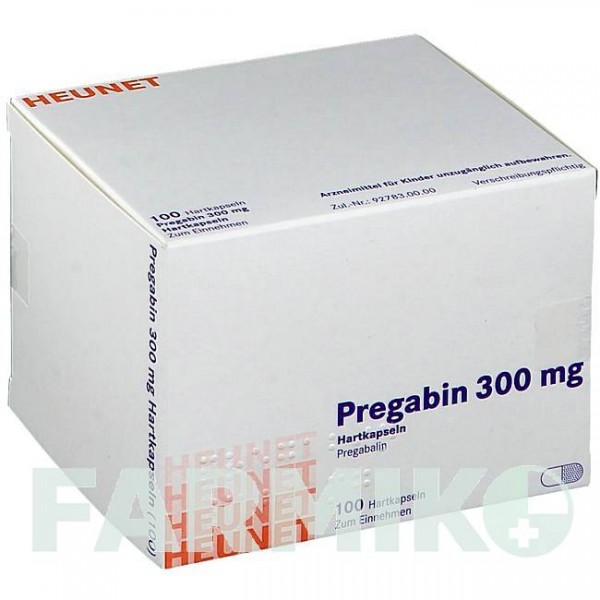 ПРЕГАБІН (PREGABIN) 300 мг капсули 14 шт - Прегабалін HEUNET PHARMA