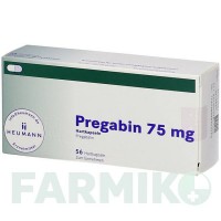 ПРЕГАБИН (PREGABIN) 75 мг капсулы 56 шт - Прегабалин HEUMANN PHARMA