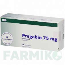 ПРЕГАБИН (PREGABIN) 75 мг капсулы 56 шт - Прегабалин HEUMANN PHARMA