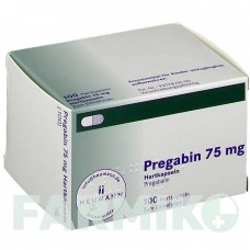 ПРЕГАБИН (PREGABIN) 75 мг капсулы 100 шт - Прегабалин HEUMANN PHARMA