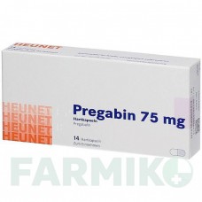 ПРЕГАБИН (PREGABIN) 75 мг капсулы 14 шт - Прегабалин HEUNET PHARMA