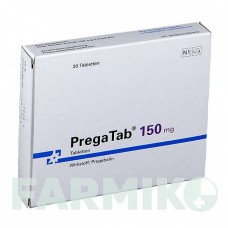 ПРЕГАТАБ (PREGATAB) 150 мг таблетки 20 шт - Прегабалин NEURAXPHARM