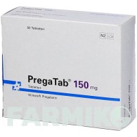 ПРЕГАТАБ (PREGATAB) 150 мг таблетки 50 шт - Прегабалін NEURAXPHARM