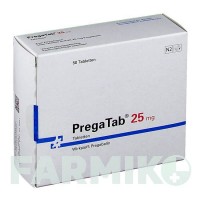ПРЕГАТАБ (PREGATAB) 25 мг таблетки 50 шт - Прегабалин NEURAXPHARM