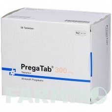 ПРЕГАТАБ (PREGATAB) 300 мг таблетки 50 шт - Прегабалин NEURAXPHARM