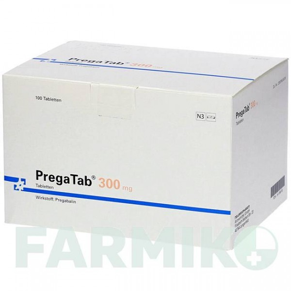 ПРЕГАТАБ (PREGATAB) 300 мг таблетки 100 шт - Прегабалин NEURAXPHARM