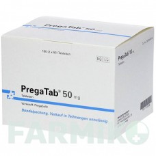 ПРЕГАТАБ (PREGATAB) 50 мг таблетки 100 шт - Прегабалин NEURAXPHARM