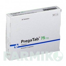 ПРЕГАТАБ (PREGATAB) 75 мг таблетки 20 шт - Прегабалин NEURAXPHARM