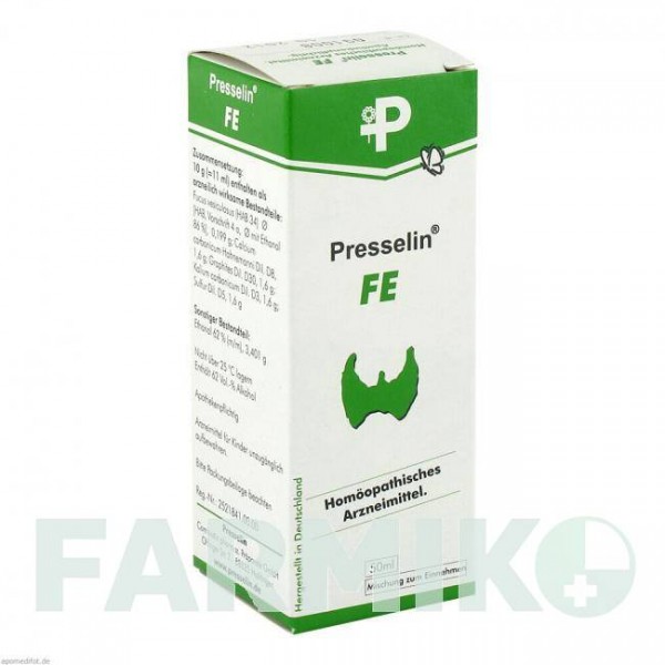 ПРЕССЕЛИН (PRESSELIN) капли 50 мл - Гомеопатия COMBUSTIN