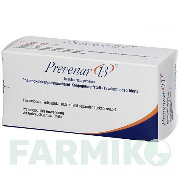 ПРЕВЕНАР (PREVENAR) 13 суспензия 1 шт - Пневмококковый антиген ABACUS MEDICINE