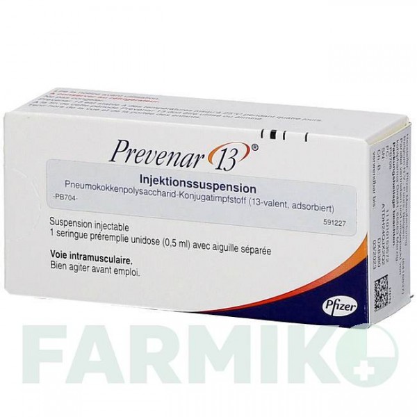 ПРЕВЕНАР (PREVENAR) 13 суспензія 10 шт - Пневмококовий антиген KOHLPHARMA