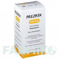 ПРЕЗИСТА (PREZISTA) 600 мг таблетки 60 шт - Дарунавір JANSSEN CILAG