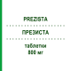 ПРЕЗИСТА (PREZISTA) 800 мг таблетки 30 шт - Дарунавир CANOMA PHARMA