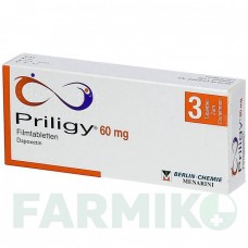 ПРИЛІДЖІ (PRILIGY) 60 мг таблетки 3 шт - Дапоксетін BERLIN-CHEMIE