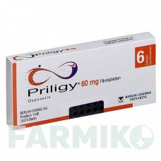 ПРИЛІДЖІ (PRILIGY) 60 мг таблетки 6 шт - Дапоксетін BERLIN-CHEMIE