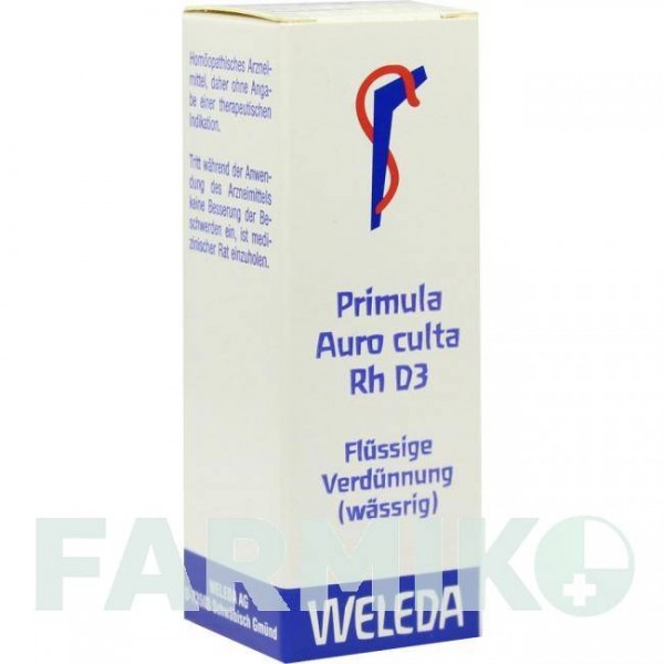 ПРИМУЛА АУРО (PRIMULA AURO) D 3 раствор 20 мл - Гомеопатия WELEDA