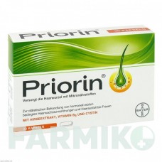ПРІОРІН (PRIORIN) капсули 30 шт - Активні речовини BAYER