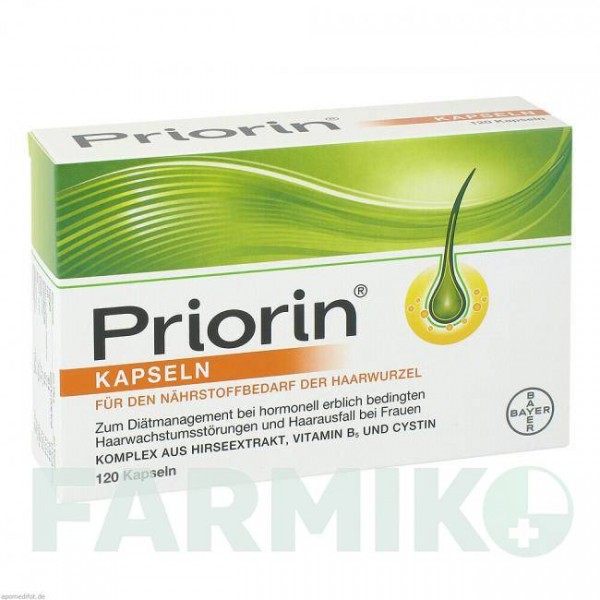 ПРІОРІН (PRIORIN) капсули 120 шт - Активні речовини BAYER