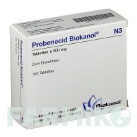 ПРОБЕНЕЦИД (PROBENECID) таблетки 100 шт - Пробенецид BIOKANOL PHARMA