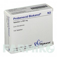 ПРОБЕНЕЦИД (PROBENECID) таблетки 100 шт - Пробенецид BIOKANOL PHARMA
