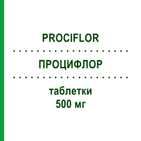 ПРОЦИФЛОР (PROCIFLOR) 500 мг таблетки 6 шт - Ципрофлоксацин EPIFARMA
