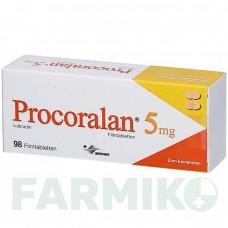 ПРОКОРАЛАН (PROCORALAN) 5 мг таблетки 98 шт - Івабрадин 1 0 1 CAREFARM