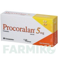 ПРОКОРАЛАН (PROCORALAN) 5 мг таблетки 98 шт - Івабрадин ABACUS MEDICINE