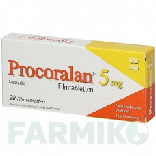 ПРОКОРАЛАН (PROCORALAN) 5 мг таблетки 28 шт - Івабрадин AXICORP PHARMA