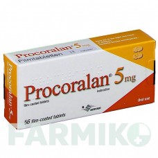 ПРОКОРАЛАН (PROCORALAN) 5 мг таблетки 56 шт - Івабрадин EMRA-MED