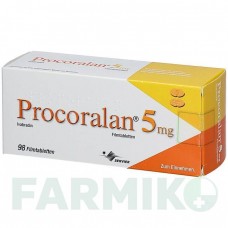 ПРОКОРАЛАН (PROCORALAN) 5 мг таблетки 98 шт - Ивабрадин FD PHARMA