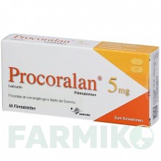 ПРОКОРАЛАН (PROCORALAN) 5 мг таблетки 56 шт - Івабрадин KOHLPHARMA