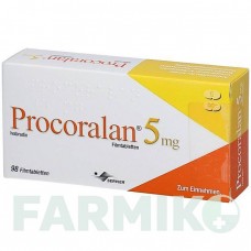 ПРОКОРАЛАН (PROCORALAN) 5 мг таблетки 98 шт - Ивабрадин ORIGINALIS