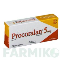 ПРОКОРАЛАН (PROCORALAN) 5 мг таблетки 28 шт - Івабрадин SERVIER