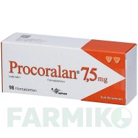 ПРОКОРАЛАН (PROCORALAN) 7,5 мг таблетки 98 шт - Ивабрадин ORIFARM