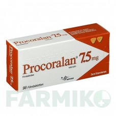 ПРОКОРАЛАН (PROCORALAN) 7,5 мг таблетки 28 шт - Ивабрадин SERVIER