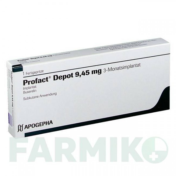 ПРОФАКТ (PROFACT) 9,45 мг 3 доз шприци 1 шт - Бусерелин CHEPLAPHARM