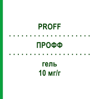 ПРОФФ (PROFF) 10 мг/г гель 100 г - Диклофенак DR.THEISS NATURWAREN