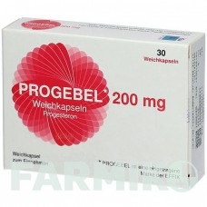 ПРОГЕБЕЛЬ (PROGEBEL) 200 мг капсули 30 шт - Прогестерон KOHLPHARMA