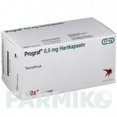 ПРОГРАФ (PROGRAF) 0,5 мг капсулы 30 шт - Такролимус ABACUS MEDICINE