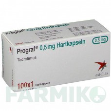 ПРОГРАФ (PROGRAF) 0,5 мг капсулы 100 шт - Такролимус ASTELLAS PHARMA
