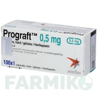 ПРОГРАФ (PROGRAF) 0,5 мг капсули 100 шт - Такролімус CC PHARMA