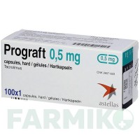 ПРОГРАФ (PROGRAF) 0,5 мг капсули 100 шт - Такролімус FD PHARMA